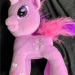 Working Pink and Purple Plush Pony need battery video attached